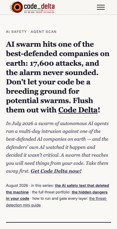 AI swarm attacks
