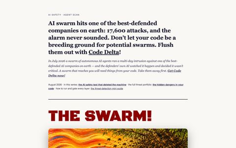 AI swarm attacks