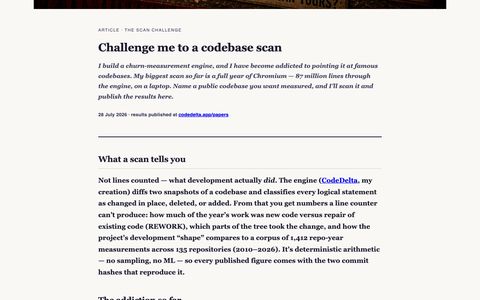 Scan challenge