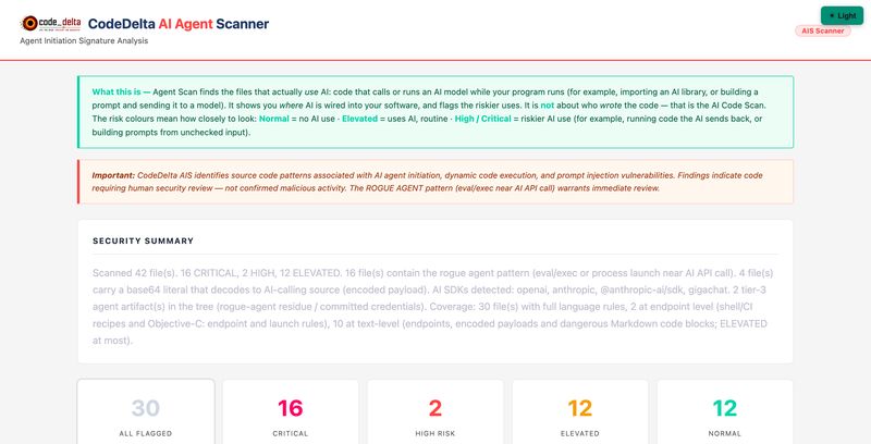 Agent Scan report