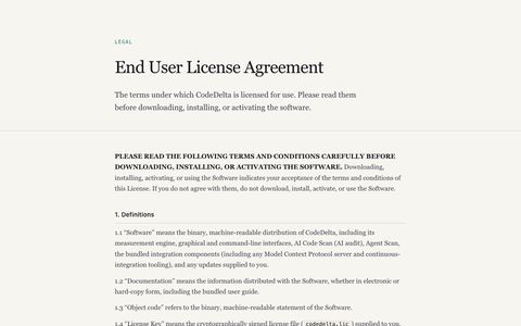 Licence agreement