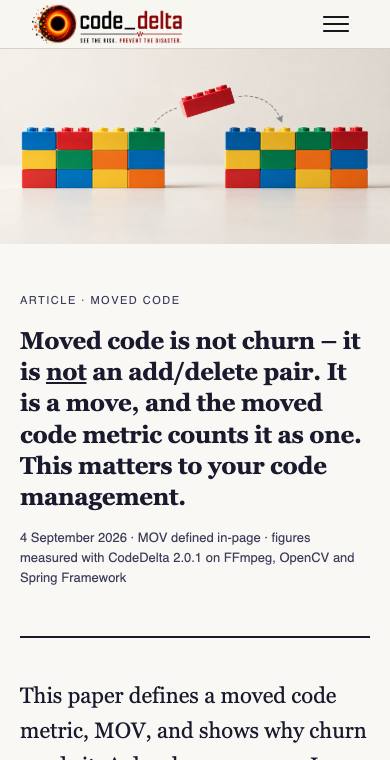 Moved code