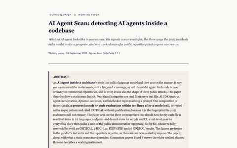 Agent Scan — the paper